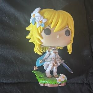 Anime Funko Pop Adventure Hero Action Figure with Yellow Hair